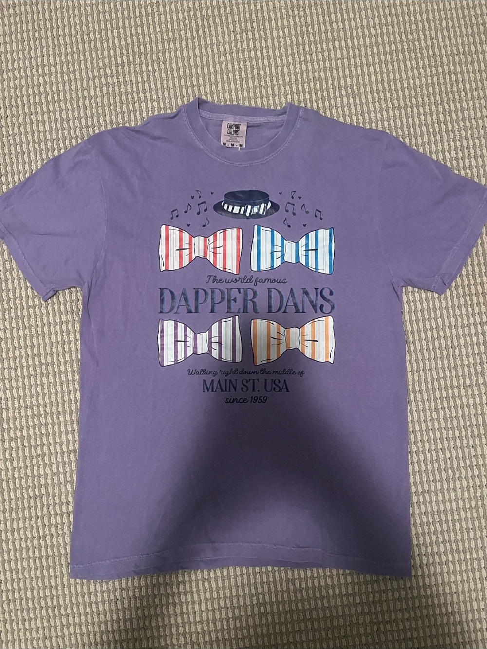 Comfort Colors Purple Dapper Dans Graphic Tee